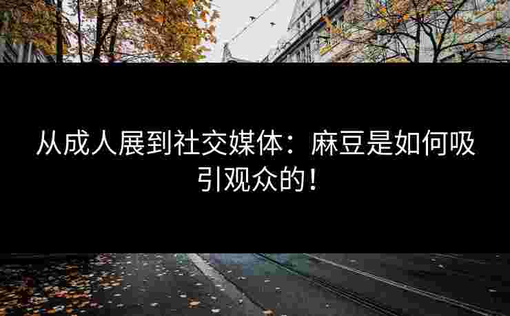 从成人展到社交媒体：麻豆是如何吸引观众的！